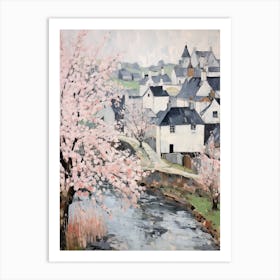 Lacock (Wiltshire) Painting 1 Art Print