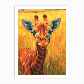 Giraffe 205 Art Print