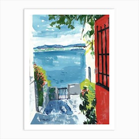 Travel Poster Happy Places Galway 3 Art Print