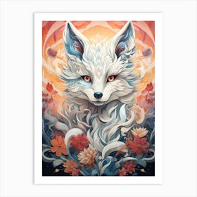 Fox Art Art Print