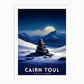 Cairn Toul Print Scottish Munro Wall Art Cairngorms National Park Decor Highland Mountains Poster Scotland Hiking Enthusiasts Gift Art Print