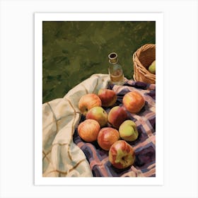 Autumn Apples Still Life 2 Art Print