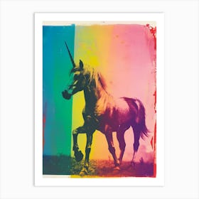 Unicorn Polaroid Inspired 1 Art Print
