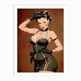 Pin Up Girl Art Print