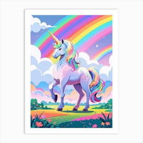 Unicorn Rainbow 1 Art Print