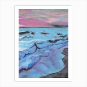 Pastel seascape  Art Print