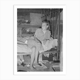 Daughter Of Family Living In Mays Avenue Camp,Oklahoma City, Oklahoma, This Family Had Been Farmers In Oklahoma Art Print