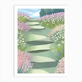 Path To The Garden Art Print