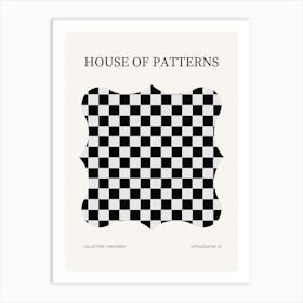 Checkered Pattern Poster 16 Art Print