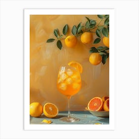 Orange Cocktail 24 Art Print