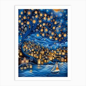 Starry Night 7 Art Print