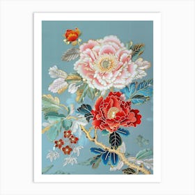 Chinese Flowers 2 Art Print