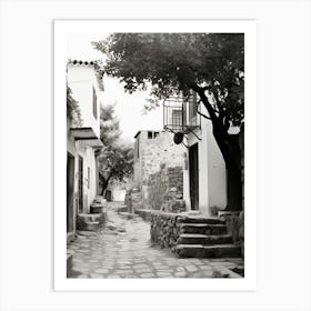 Bodrum, Turkey, Photography In Black And White 3 Art Print