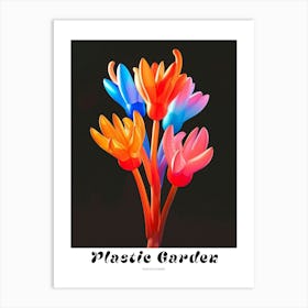 Bright Inflatable Flowers Poster Peacock Flower 1 Art Print
