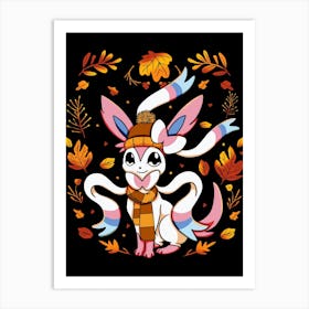 Fall Sylveon Art Print