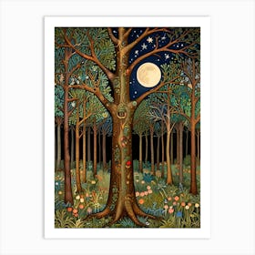 William Morris Tree Of Life 23 Art Print