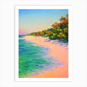 Colva Beach Goa India Monet Style Art Print