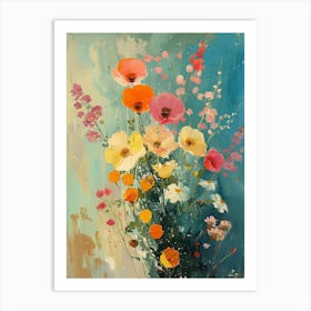 Flowers In A Vase 23 Art Print