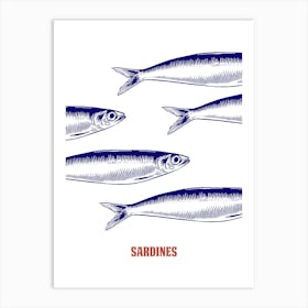 Sardines Art Print