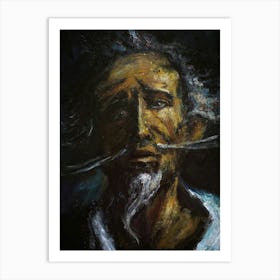 Man With A Pipe Art Print