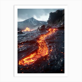 Lava Flow 1 Art Print