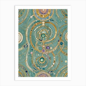 Kaleidoscope Jewels Art Print