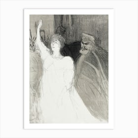 A Princely Idyl, Clara Ward (1894), Henri de Toulouse-Lautrec Art Print