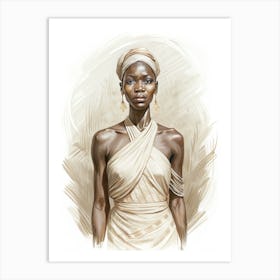 Eempowered African Woman Art Print