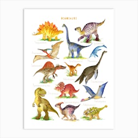 Dinosaur 2 Art Print