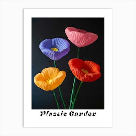 Bright Inflatable Flowers Poster Poppy 3 Art Print