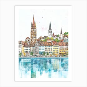 Switzerland Canvas Print Art Print