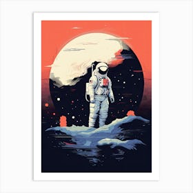 Beyond the Horizon: Astronaut's Expedition Art Print