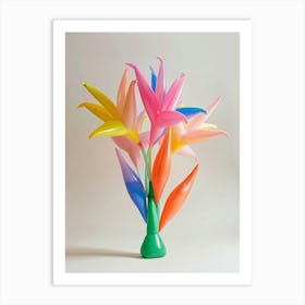 Dreamy Inflatable Flowers Bird Of Paradise 1 Art Print