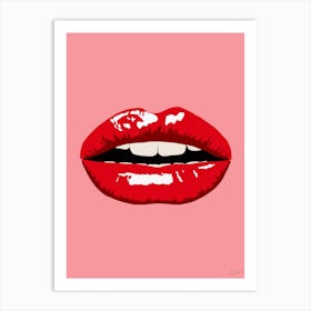Lips Art Print