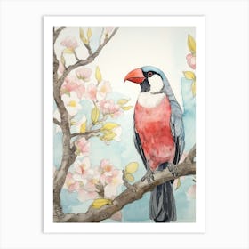 Storybook Animal Watercolour Toucan 1 Art Print