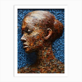 Woman'S Face 3 Art Print