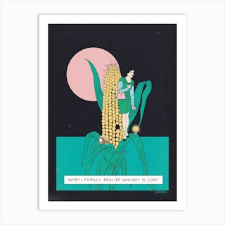 Corn Art Print