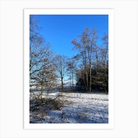 Winter Landscape - Winter Stock Videos & Royalty-Free Footage Art Print