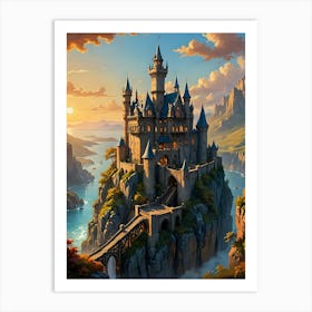 Castle In The Sky 1 Art Print