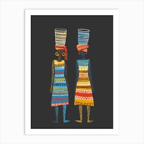 Two African Women 6 Art Print