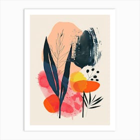 The Poetry Of Motion Mid Century Style Art Print