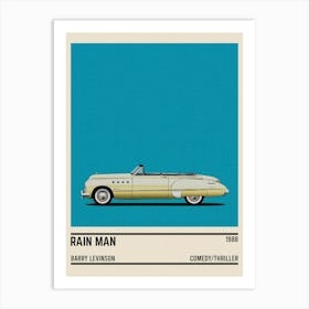 Rain Man Car Movie Art Print