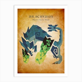 Brachydios Vintage Art Print