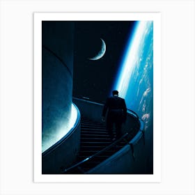 Stairway To Space Art Print
