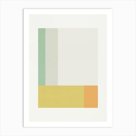 ABSTRACT MINIMALIST GEOMETRY - YG01 Art Print