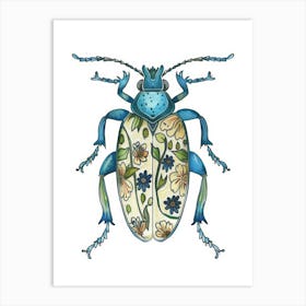 Beetle Illustration Art Print