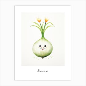 Friendly Kids Onion Poster Art Print