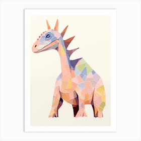 Nursery Dinosaur Art Chasmosaurus 1 Art Print