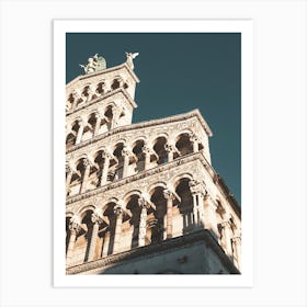 Churches Of Lucca Italy Tuscany 02 Art Print