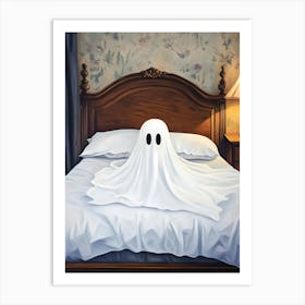 Ghost In Bed 1 Art Print